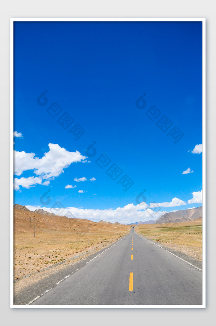 西藏高原之路天路图片图片