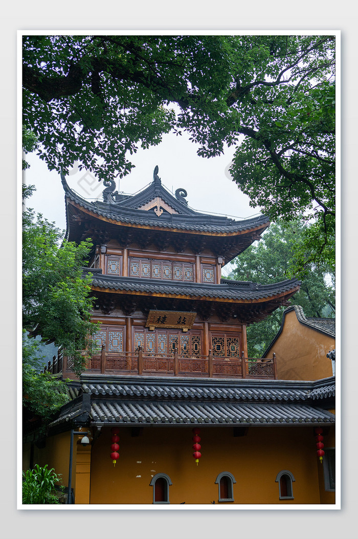 佛学礼堂中式建筑鼓楼佛理文化摄影图图片图片