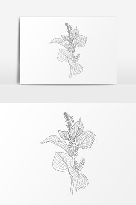 一间屋线描海报设计-一间屋线描设计图片-包图网