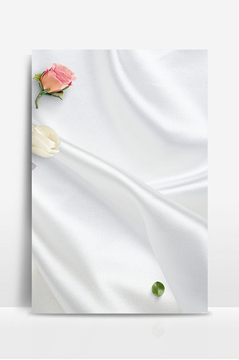 丝滑绸缎粉色花朵植物背景图片下载