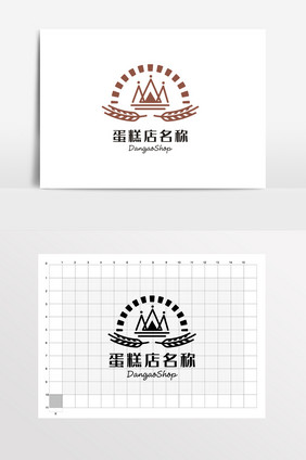 蛋糕店面包店LOGO标志VI