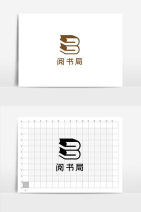 图书书店休闲吧书房logo标志