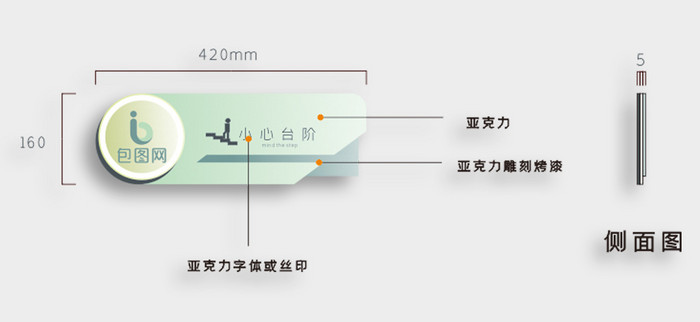 企业车间vi导视牌科室牌设计