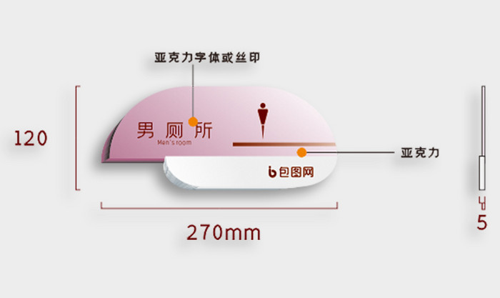 红色企业公司vi导视牌标牌设计