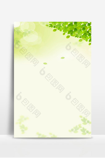 绿色清新植物背景图片