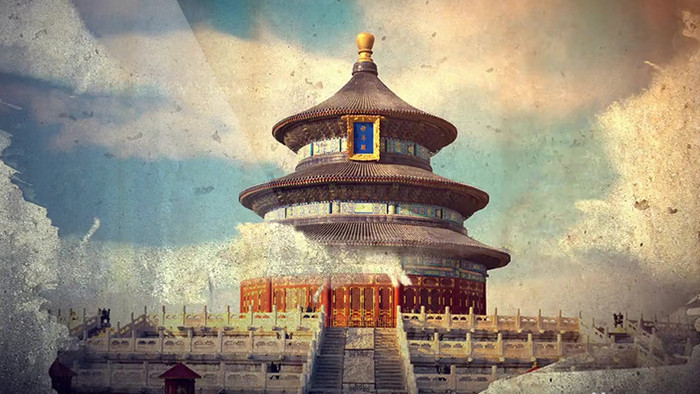 复古优雅中国风水墨城市宣传片AE模板