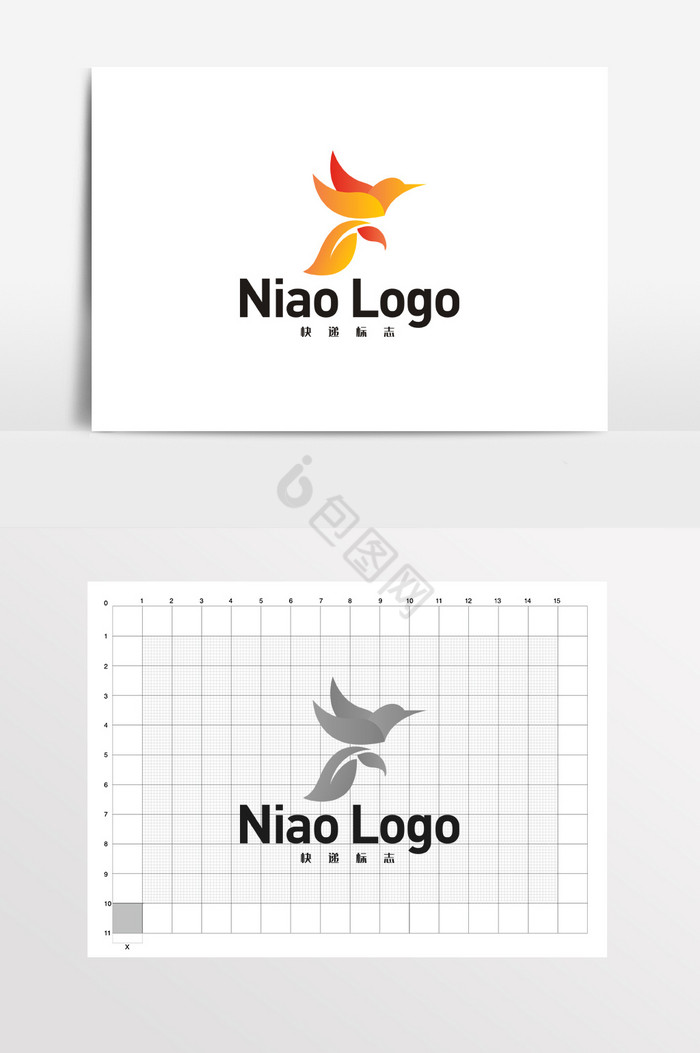 鸟游戏软件开发游戏开发LOGO标志VI图片