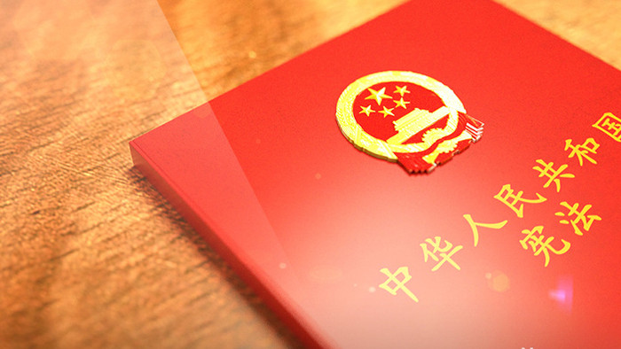 红皮书中华人民共和国宪法图文展示AE模板