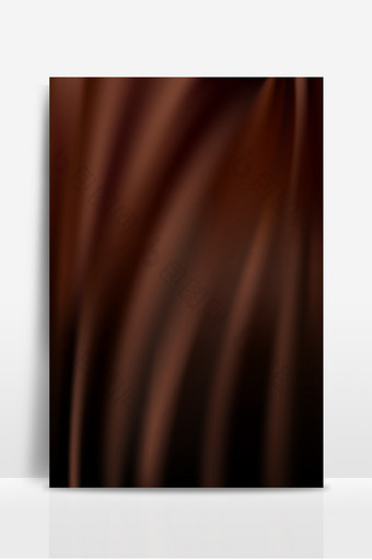 咖色绸缎丝滑设计背景图片