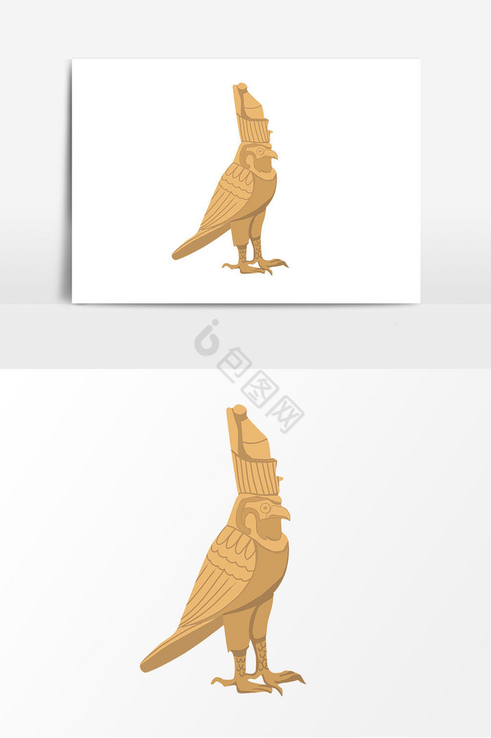 埃及鸟雕塑图片