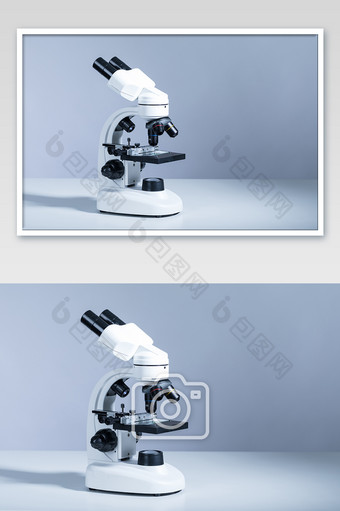 医疗生化实验显微镜摄影图图片
