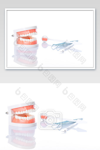 牙医医疗用品静物图图片