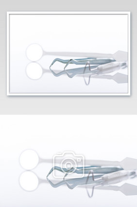 牙科牙医医疗用品静物图