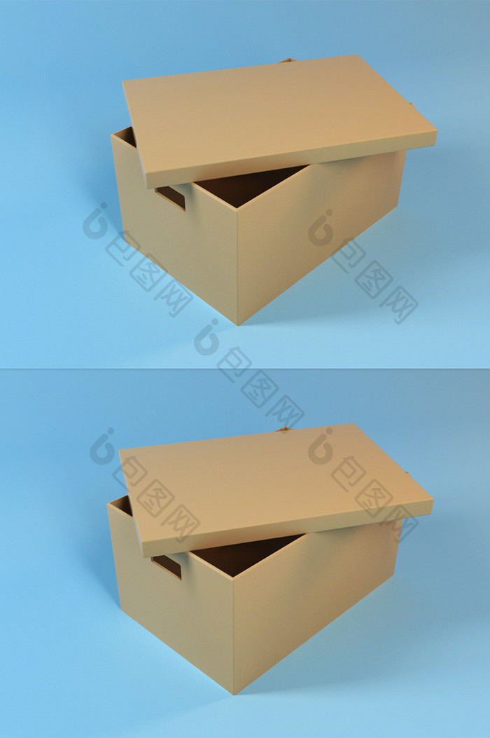 c4d产品包装盒包装模型（OC渲染）