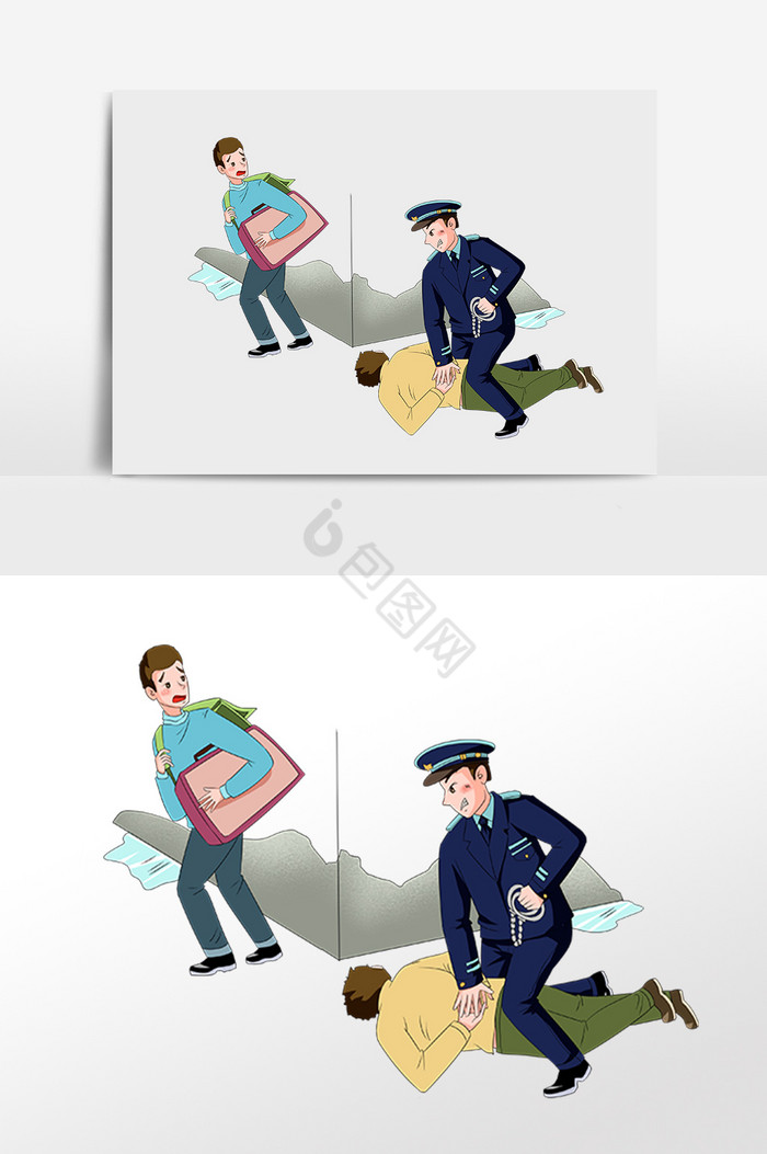 社会毒打图片-包图网