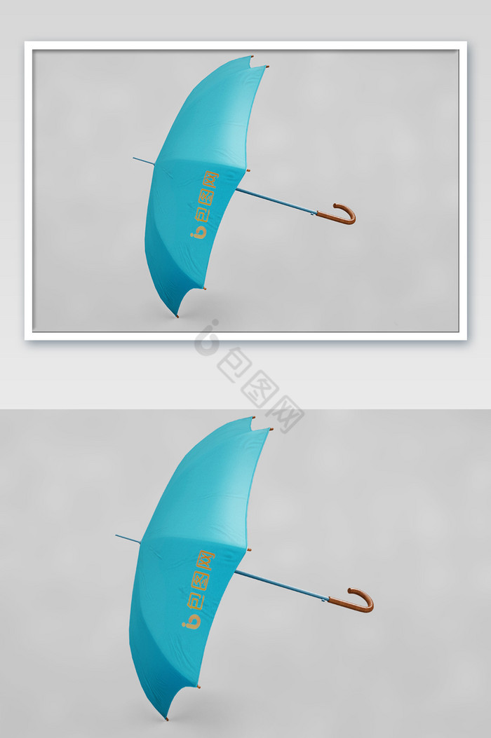 折叠长柄雨伞图片