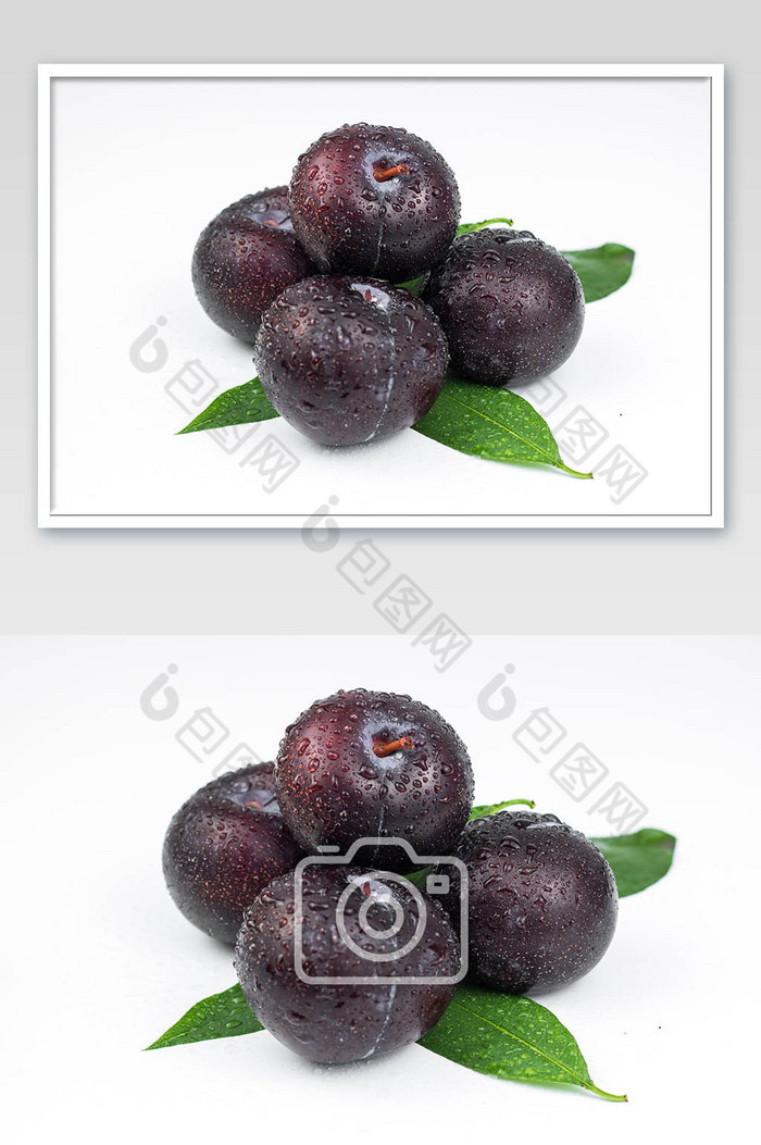 清新的夏季黑布林水果摄影的图图片图片