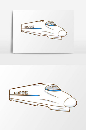 高铁手绘