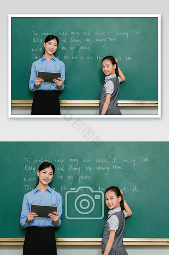 黑板摄影图