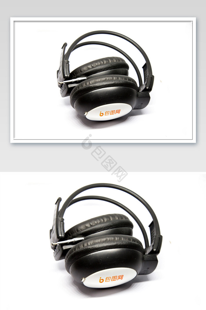 白底无线耳机品牌标志LOGO耳机图片