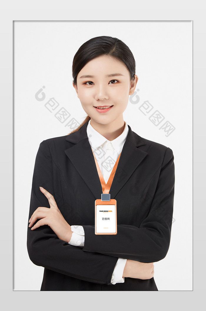 商务工作牌展示图片