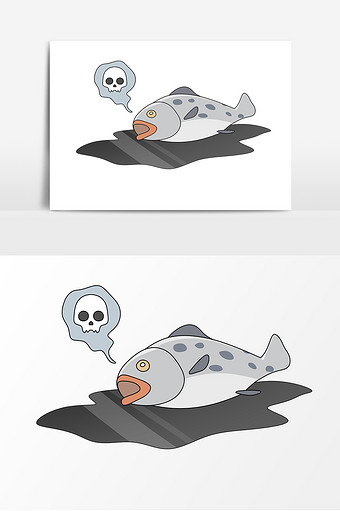 鱼缺氧漫画图片