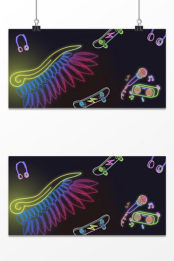 翅膀背景素材 包图网