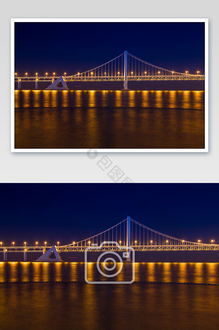 大连的星海广场跨海大桥地标摄影图片图片