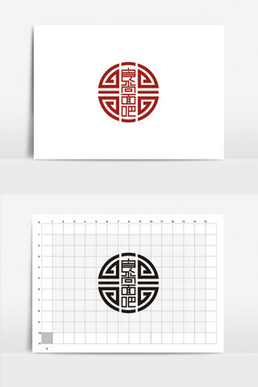 个性面馆VI标志logo设计