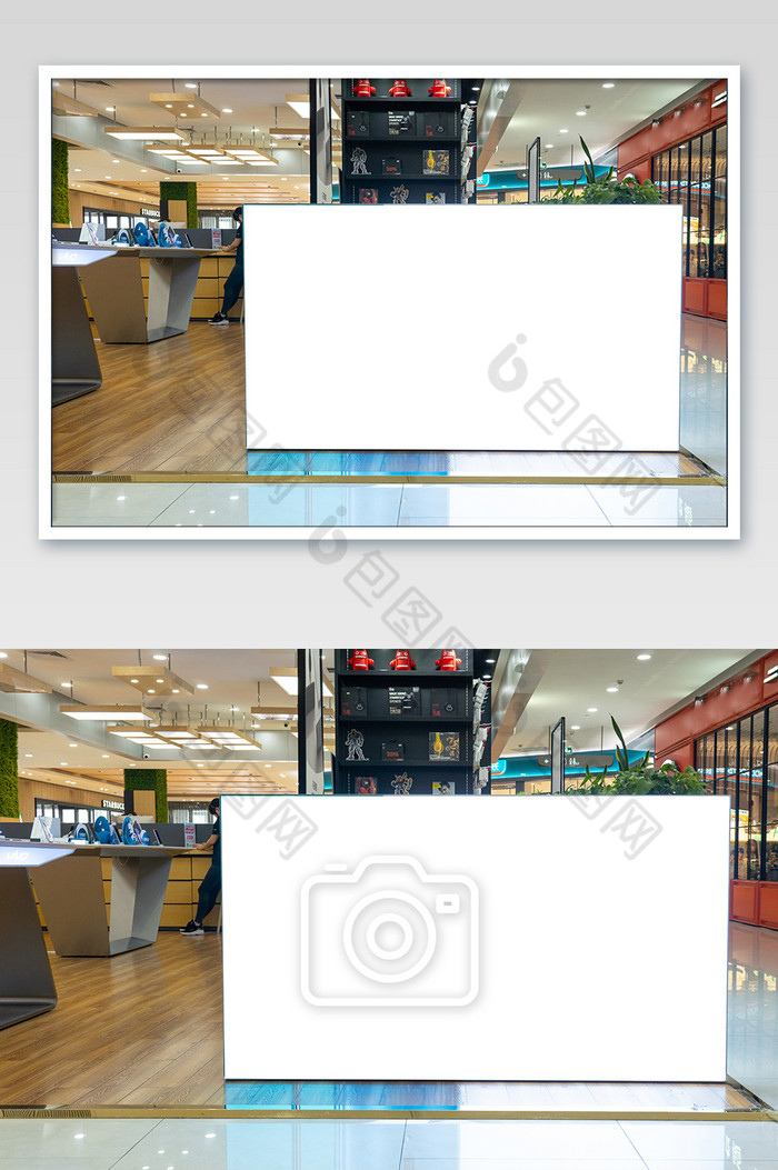 商店购物中心广告牌空白广告牌商店摄影图图片图片