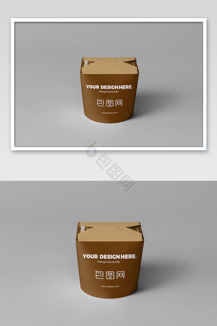 米袋食品纸盒俯视效果包装图片