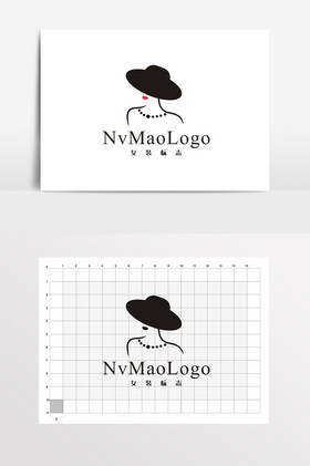 女装女帽珠宝logo标志vi