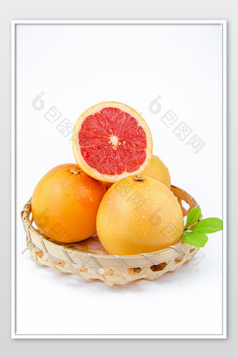 大气夏季西柚水果的摄影图