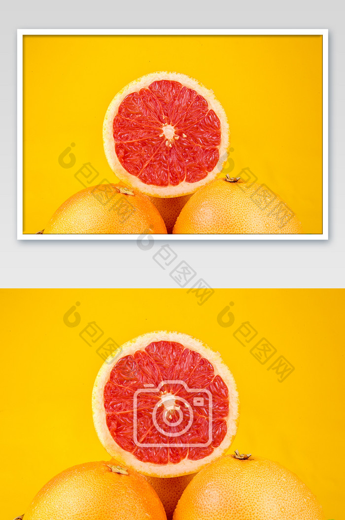 大气夏季的西柚水果摄影图