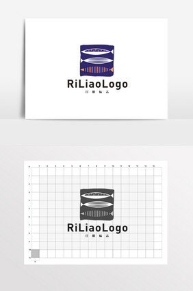 烤鱼日料寿司鱼锅LOGO标志VI