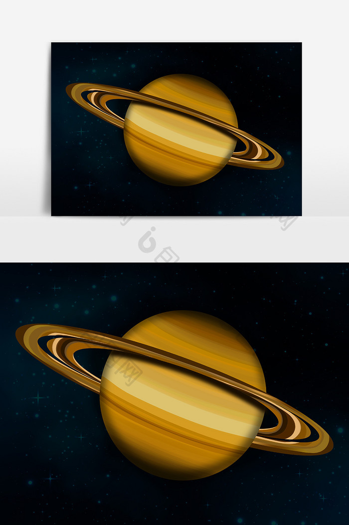 银河系土星元素设计