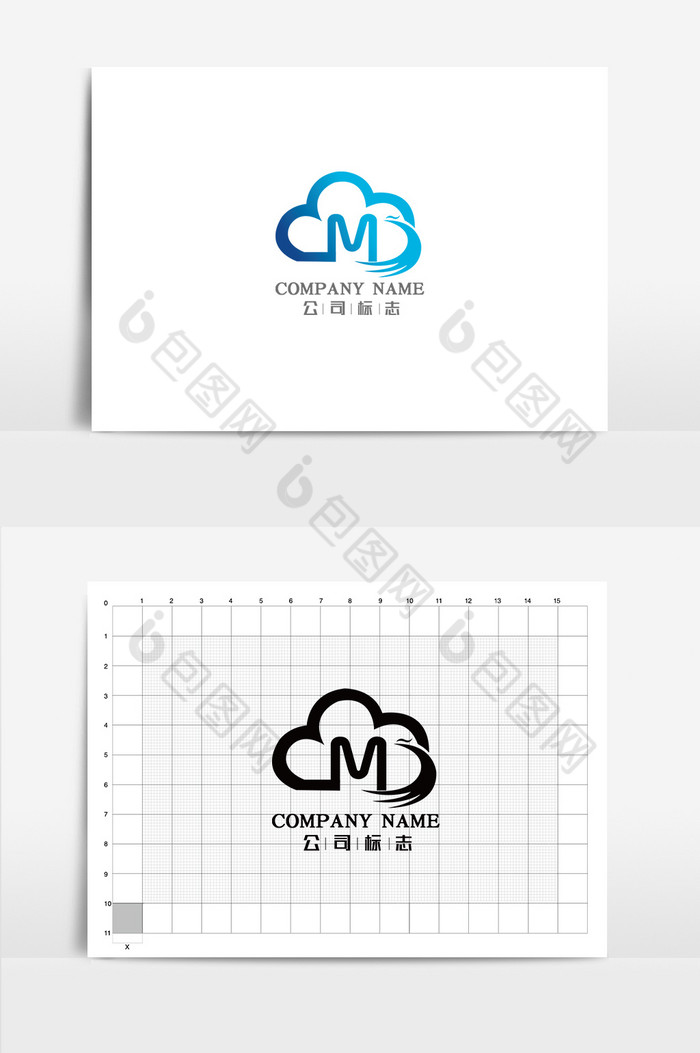 M凤凰科技标志vi应用图片图片