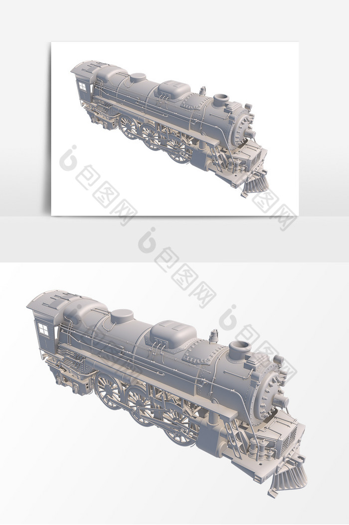 西式火车头模型图片图片