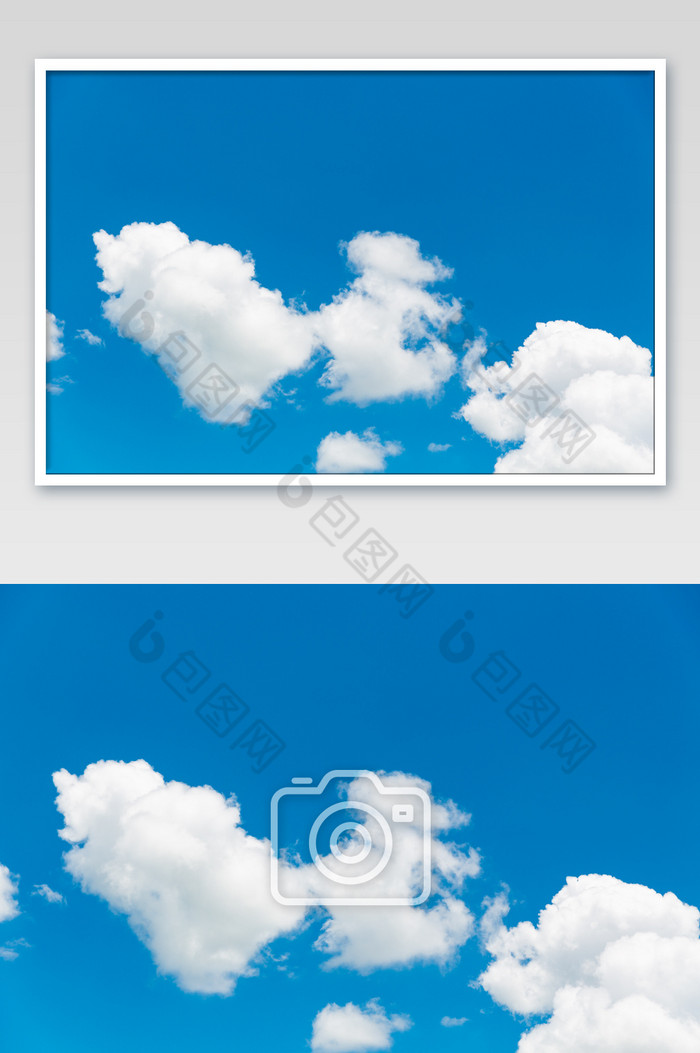 蓝天白云晴空天空素材图片图片