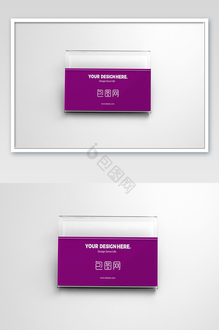 正透明亚克力卡位挂牌办公用品图片