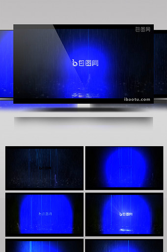 下雨电影般的史诗标志LOGO图片