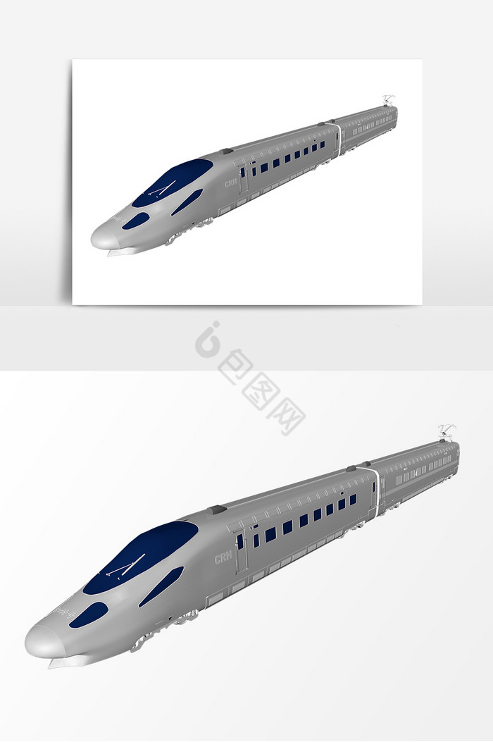中国铁轨和谐号模型图片