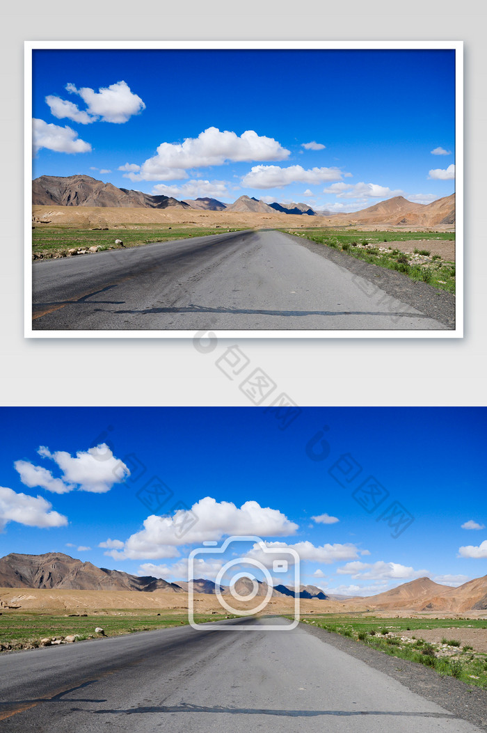 西藏高原马路天路图片图片