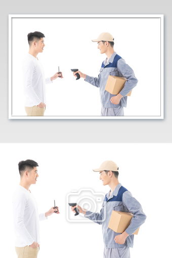 快递物流派送员服务形象摄影图1024*1540图片素材免费下载-编号1312863-潮点视频