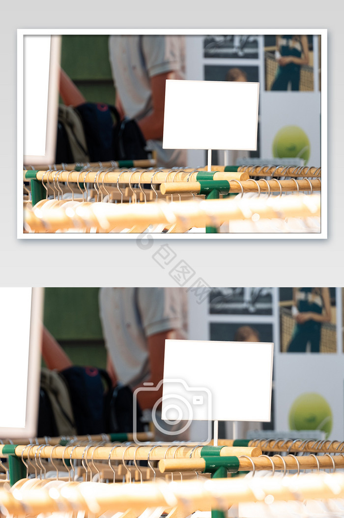 购物中心大型商场服装销售空白广告图图片