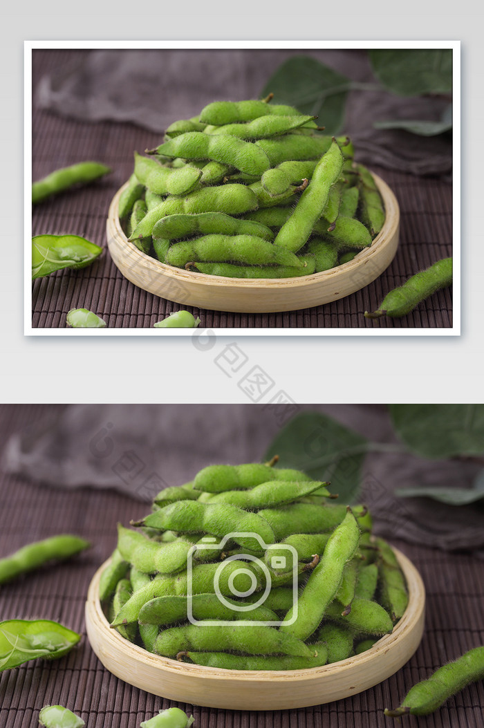 新鲜毛豆绿色蔬菜健康图片图片