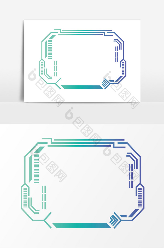 科技感线条边框图片图片