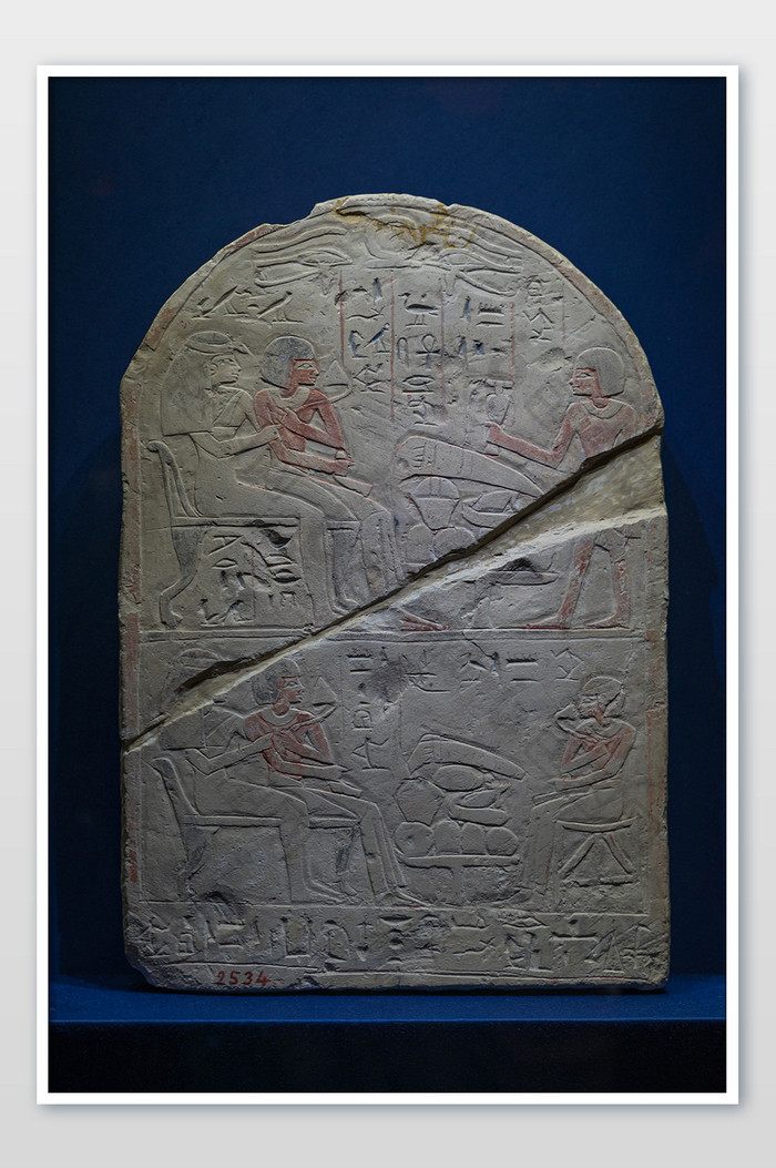 埃及神话石碑摄影图片