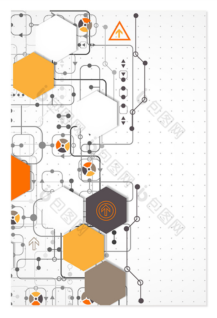 商务科技几何线条设计背景