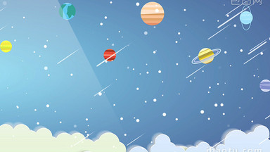 卡通场景动态背景